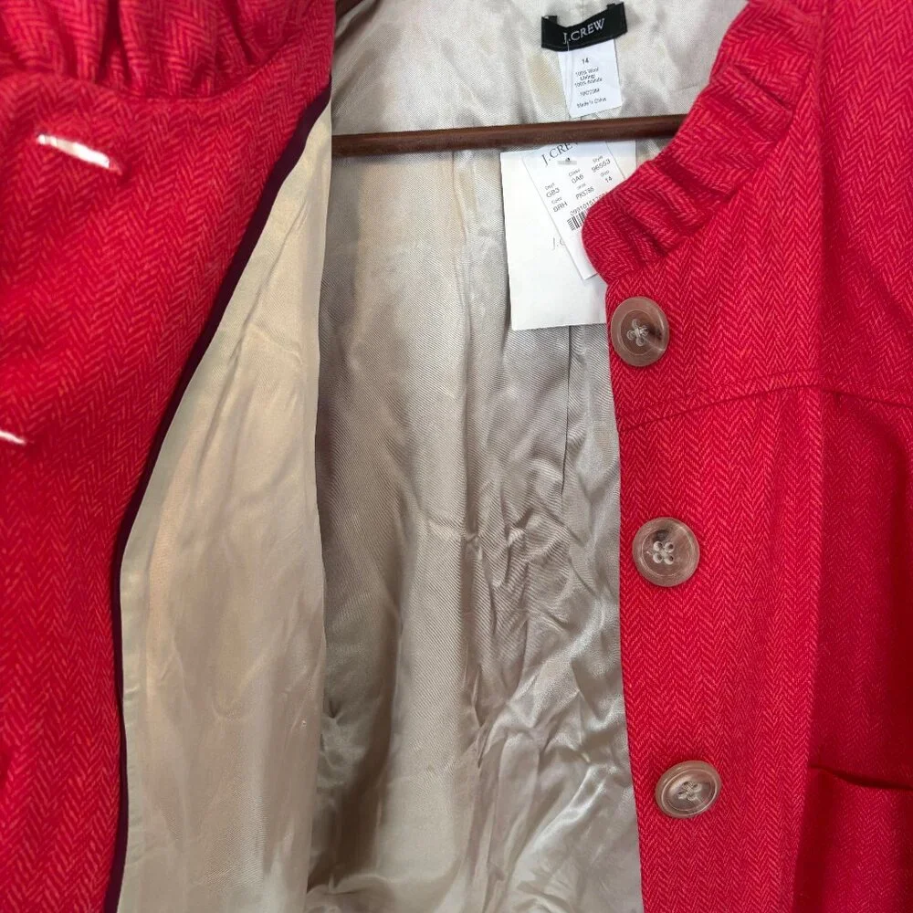 NWT J. Crew "Fiona" Jacket (14) - Picture 5 of 7